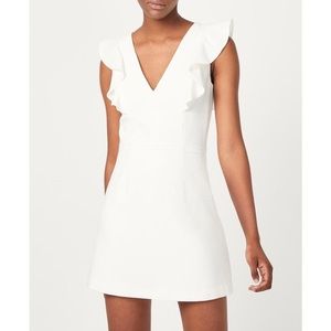 French Connection Whisper Ruffle Minidress